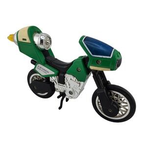 Power Rangers Zeo Green Ranger Jet Cycle‎ Vehicle Bandai 1996 AS IS